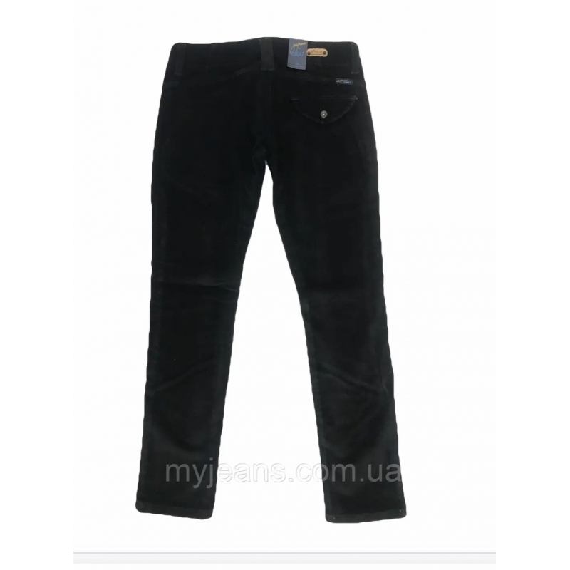 джинси утеплені OMAT jeans 9245 вельвет чорні