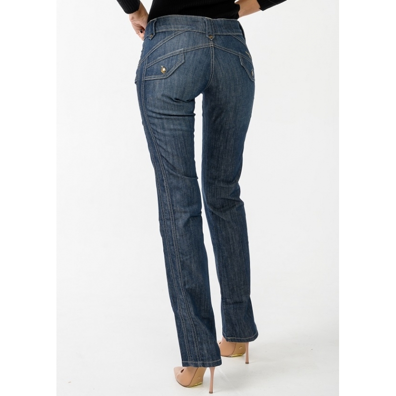 Джинси жіночі OMAT jeans 9471-625 сині