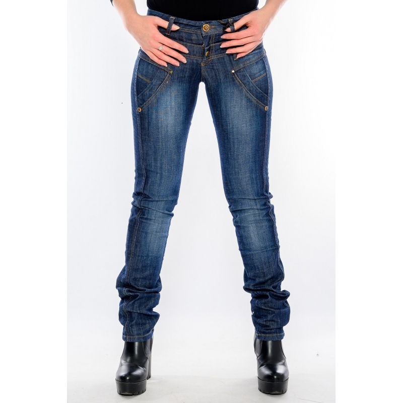 Джинси жіночі OMATjeans 9573-720 сині