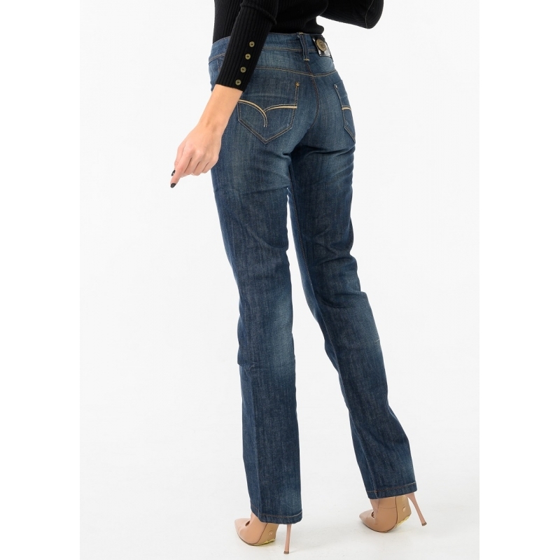 Жіночі джинси OMAT jeans 9585-804 сині