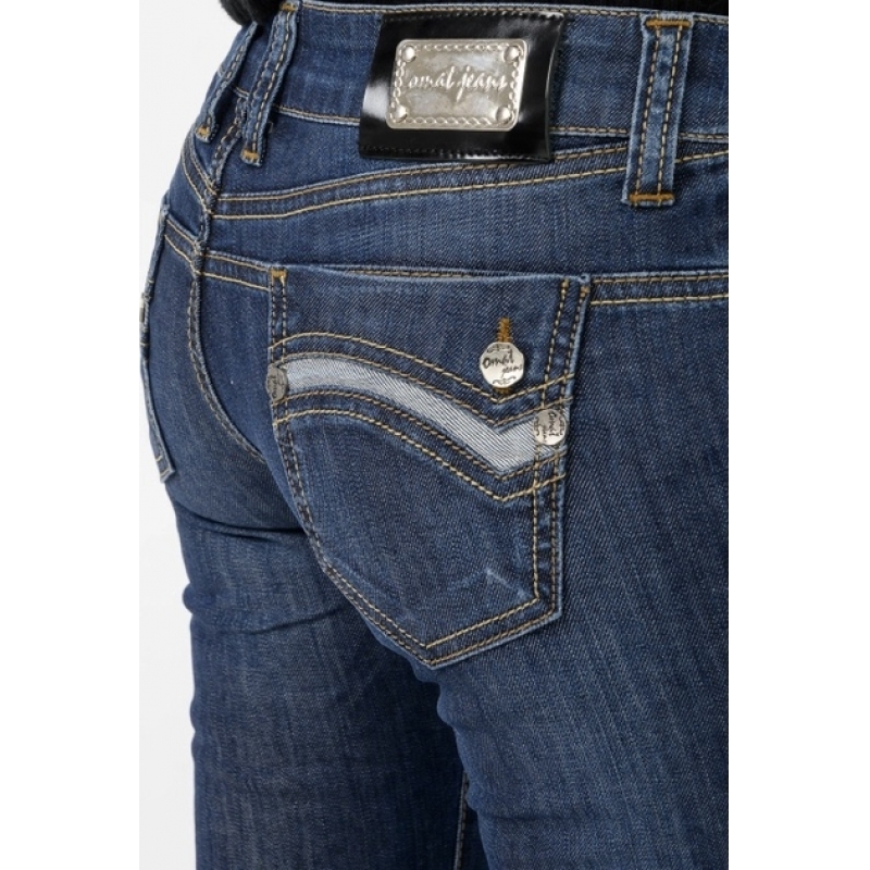 Джинси OMAT jeans 9472-614 Сині
