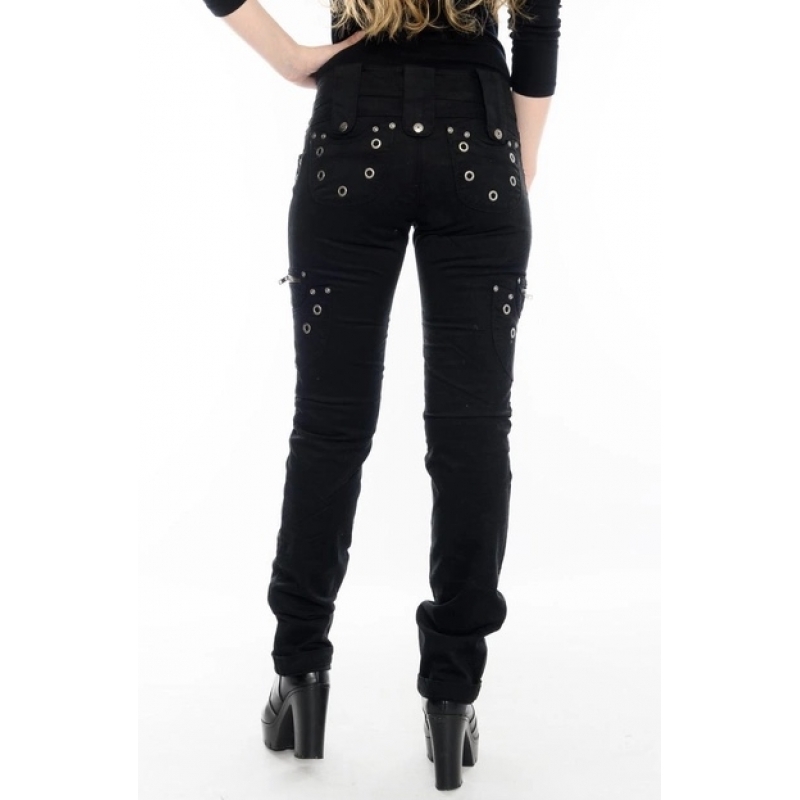 Женские брюки OMAT jeans 9310 чёрные