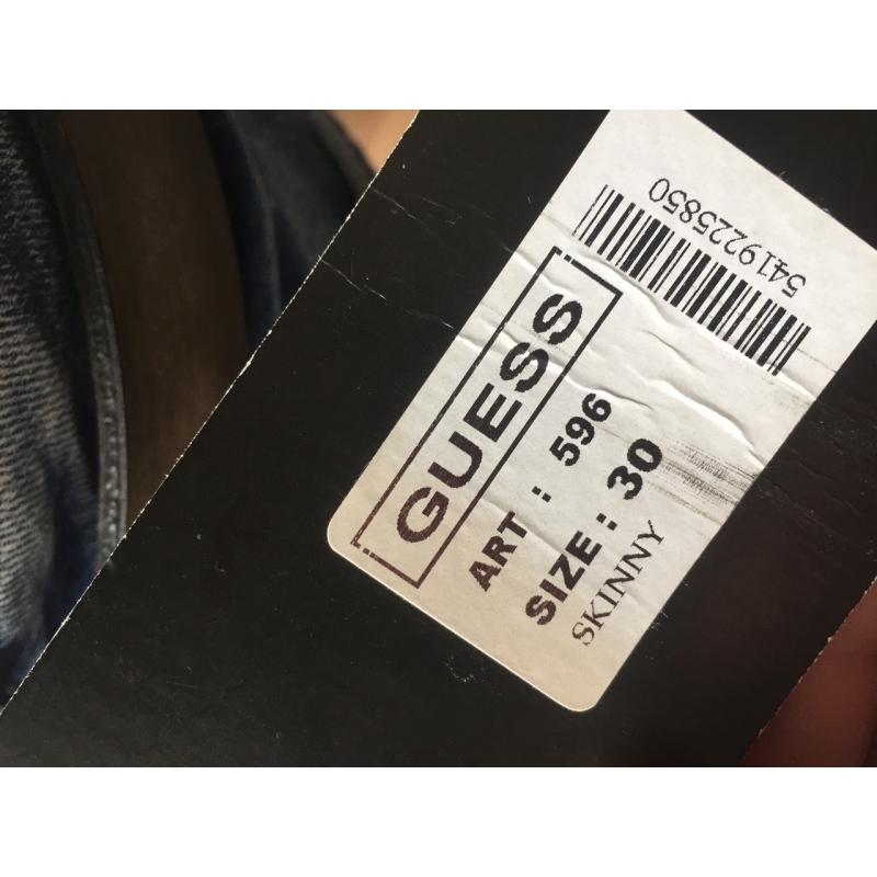 Джинсы женские Guess 596 голубые