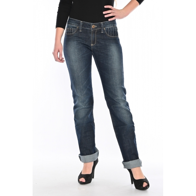 Жіночі джинси OMAT jeans 9591-804 сині