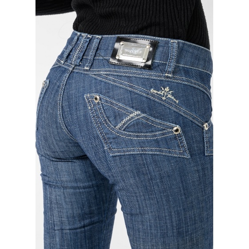 Джинси жіночі OMAT jeans 9459-624 сині